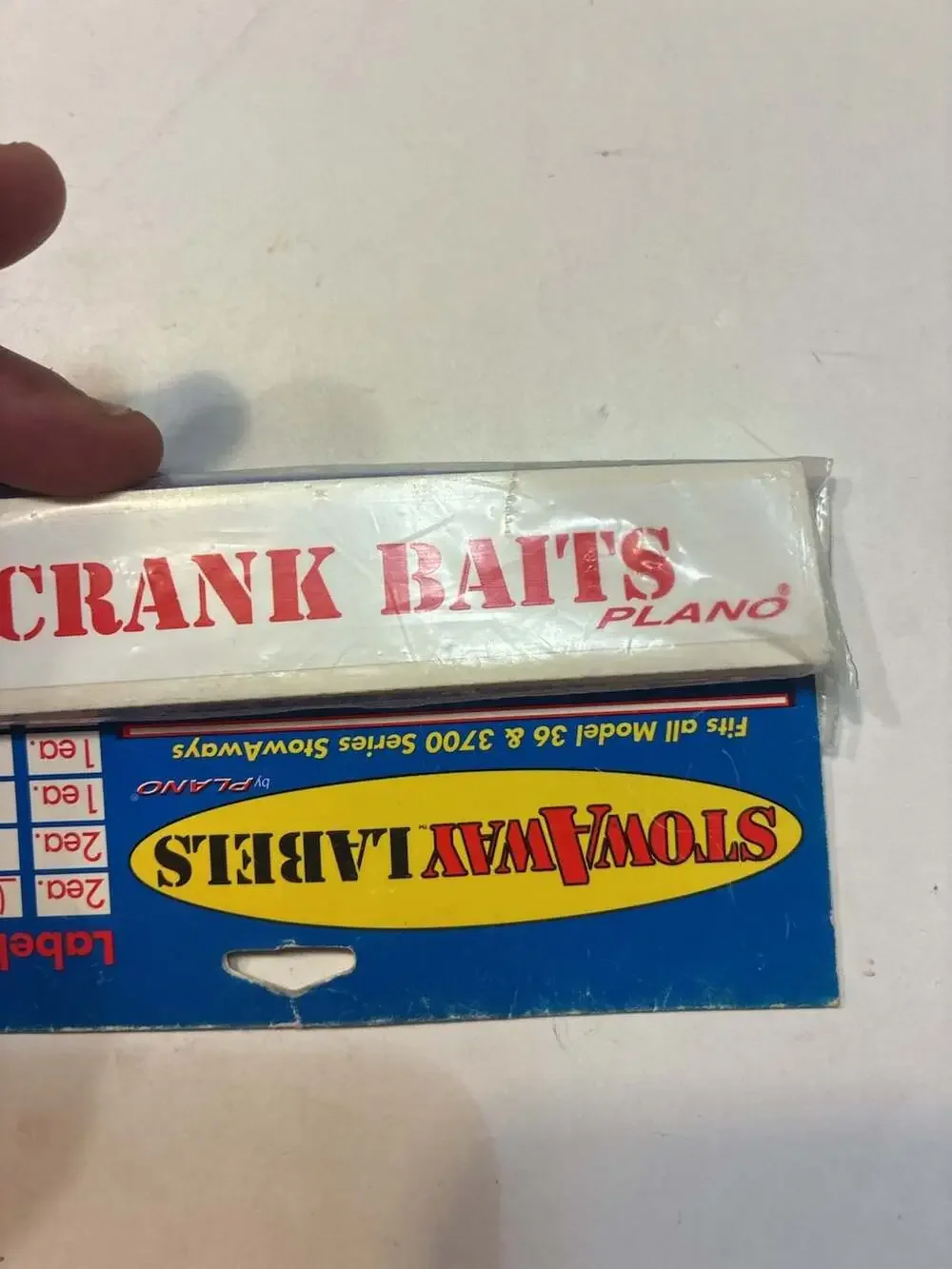 Plano StowAway Labels for Model 36 & 3700 Series Tackle Boxes